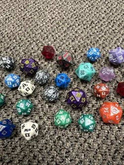 28 Assorted Magic: The Gathering Spindown Dice / Life counters - Image 3