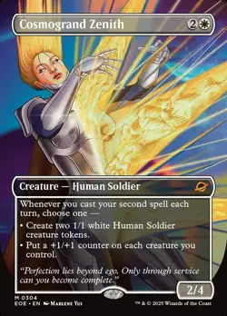 MTG Edge of Eternities SURREAL SPACE BORDERLESS M Cosmogrand Zenith #0304 - Image 1