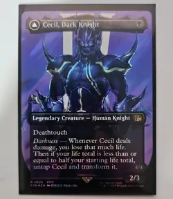 Cecil, Dark Knight (Borderless) (Surge Foil) Final Fantasy Foil - Image 1