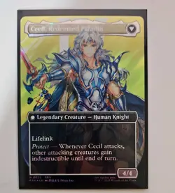Cecil, Dark Knight (Borderless) (Surge Foil) Final Fantasy Foil - Image 2