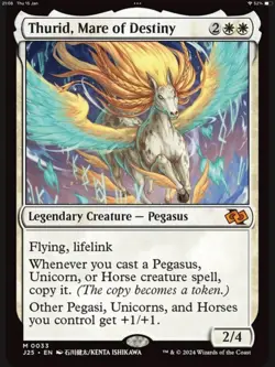Thurid, Mare of Destiny - J25 - 33 - NM - MTG horse commander edh - Image 1