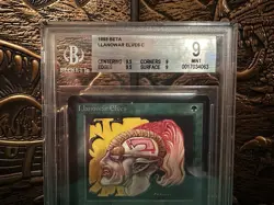 Llanowar Elves - Beta - MTG - BGS 9 Quad++ - Image 2