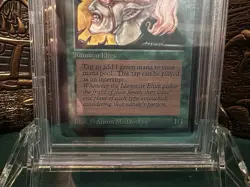 Llanowar Elves - Beta - MTG - BGS 9 Quad++ - Image 3