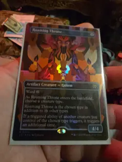 Roaming Throne (Borderless) The Lost Caverns of Ixalan Foil - Image 1