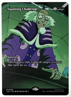 Taunting Challenge - MTG ATLA Eternal (TLE 046) - Borderless Non-Foil - Image 1