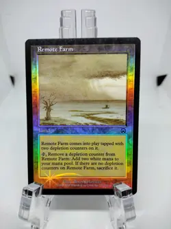 MTG Remote Farm Mercadian Masques FOIL LP/NM Magic the Gathering Fast Shipping - Image 1