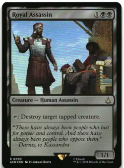 MTG Royal Assassin FOIL R Universes Beyond: Assassin's Creed 93 LP - Image 1