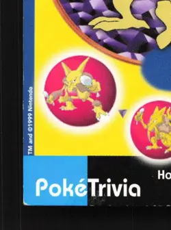Abra #63 HP Pokemon Card TCG - Image 2