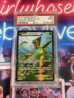 2015 Pokemon XY Ancient Origins Sceptile EX Full Art #84 PSA 9 - Image 1
