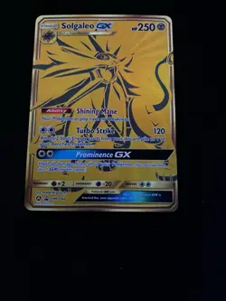 Pokemon Solgaleo GX & Lunala GX Gold Rare Promo Holo Card Lot SM104a SM103a - Image 1