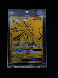 Pokemon Solgaleo GX & Lunala GX Gold Rare Promo Holo Card Lot SM104a SM103a - Image 3