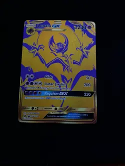 Pokemon Solgaleo GX & Lunala GX Gold Rare Promo Holo Card Lot SM104a SM103a - Image 5