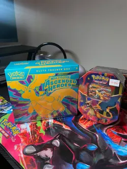 NEW Pokemon Ascended Heroes Elite Trainer Box (ETB + Charizard Y Tin Sealed) - Image 1