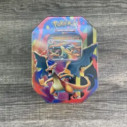 Pokemon TCG: Mega Charizard Y ex Tin, Brand New & Sealed - Image 1