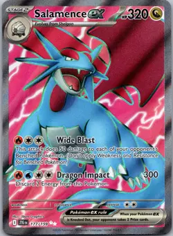 Salamence ex #177/159 Ultra Rare Holo SV09: Journey Together Pokemon NM - Image 1