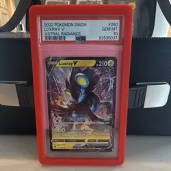 Pokemon Luxray V Holo PSA 10 Ultra Rare #050/189 Astral Radiance 2022 - Image 1