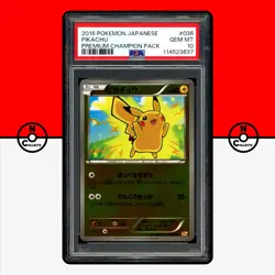 Pokemon PSA 10 Pikachu Reverse Holo Premium Champion Pack 036/131 CP4 Japanese - Image 1