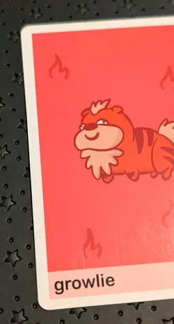 Growlie (Growlithe) 0058- Gen 1 Pookiemoot Fan Art - Pokemon Parody TCG - Image 3