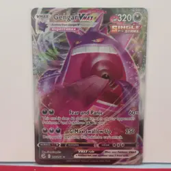 Pokemon Gengar VMAX 157/264 Fusion Strike Ultra Rare Holo HP 320 English - Image 3