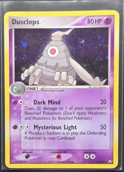 Dusclops 14/108 EX Power Keepers Holo Rare Pokemon 2007 - Image 1