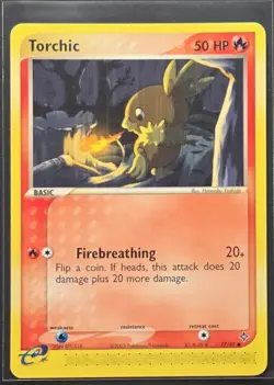 Torchic 77/97 EX Dragon Common Pokemon 2003 - Image 1