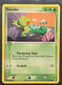 Treecko 67/100 EX Crystal Guardians Common Pokemon 2006 - Image 1