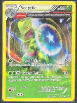 Sceptile 9/160 (Omega) XY Primal Clash Rare Pokemon 2015 - Image 1