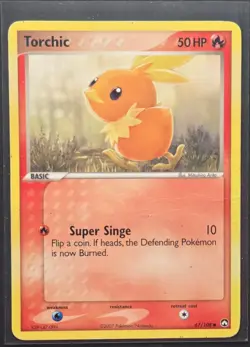 Torchic 67/108 EX Power Keepers Common Pokemon 2007 - Image 1