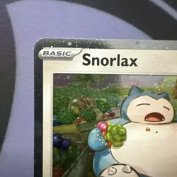 Pokemon TCG Snorlax SVP 122 Black Star Promo #2 - Image 2