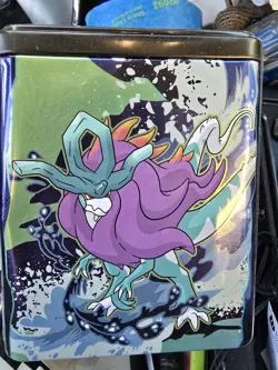 Pokemon Stacking Tin 2025 with Booster Packs, Sticker Sheets, Ogerpon, Entei - Image 5