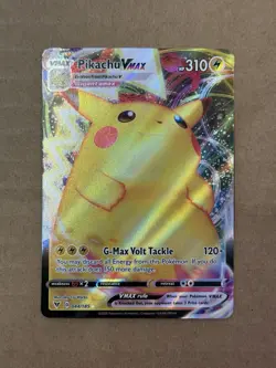 2020 Pokemon Sword & Shield: Vivid Voltage Pikachu VMAX #044/185 Full Art Rare - Image 1