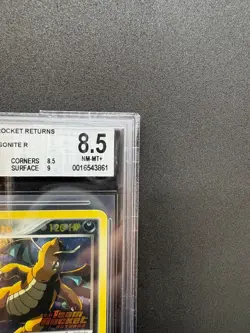 Pokemon BGS 8.5 Dark Dragonite #15 Reverse Foil Ex Team Rocket Returns English - Image 4