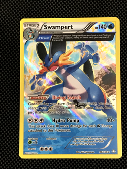 Swampert (Alpha) 36/160 XY - Primal Clash Holo Rare Pokemon TCG - Image 1