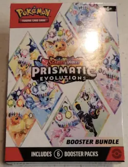 Pokemon TCG Scarlet & Violet Prismatic Evolutions Booster Bundle FACTORY SEALED! - Image 1