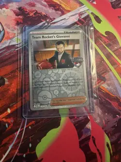 Pokemon TCG Team Rockets Giovanni 174/182 Regional Championship Promo - Image 1