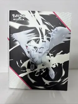 POKEMON OFFICIAL WHITE FLARE BINDER Collection *BINDER ONLY* - Image 1