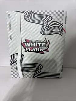 POKEMON OFFICIAL WHITE FLARE BINDER Collection *BINDER ONLY* - Image 2