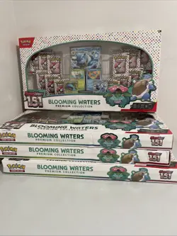 Pokemon TCG: Scarlet & Violet 151 Blooming Waters Premium Collection Damaged - Image 1