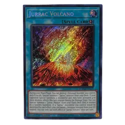 YuGiOh! Jurrac Volcano (Secret Rare) BLMM-EN019 1st Ed NM Battles of Legend - Image 1