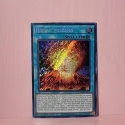 YuGiOh! Jurrac Volcano (Secret Rare) BLMM-EN019 1st Ed NM Battles of Legend - Image 2