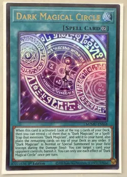 Yugioh! 1x Dark Magical Circle MZMU-EN068 Ultra Rare 1st Ed NM - Image 1