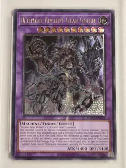 Cyber dragon PSA 10 Ultimate Ancient Gear Golem LODT-EN043 Ultimate Rare Yugioh - Image 2