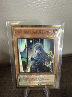 YuGiOh! - Ghost Belle & Haunted Mansion MAGO-EN012 Premium Gold 1st Edition NM - Image 1