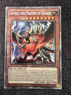 Yugioh Alpha The Master of Beasts PHRA-EN023 Starlight Rare 1st Edition NM - Image 1