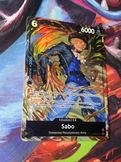 Sabo - (Alternate Art) PRB02-014 One Piece Premium Booster - SR Near Mint - Image 5