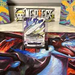 Ground Death (Alternate Art) OP14-096 The Azure Sea's Seven Foil One Piece NM - Image 1