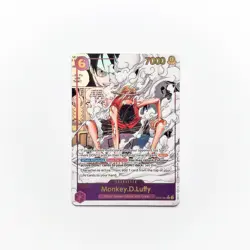 One Piece Monkey D Luffy EB02-061 SEC Parallel Rare Manga Premium Custom PROXY - Image 4