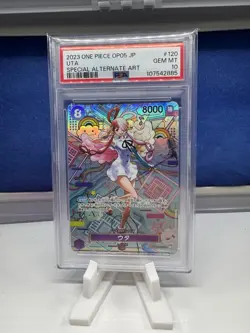 One Piece CCG Uta SP Awakening of the New Era Special Art OP02-120 JPN PSA 10 - Image 1