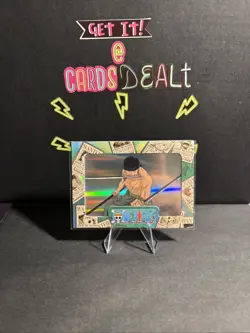 One Piece Roronoa Zoro Super Rare Cybercel 1st Edition ONP-01-23 - Image 1