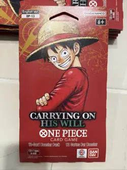 One Piece OP-13 CARRYING ON HIS WILL Sleeved Booster Pack - Heavy - 37.1g 🔥 - Image 3